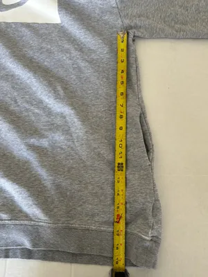 Nike Gray Swoosh Logo Hoodie Pullover Sweatshirt Women’s Medium thumbnail 6