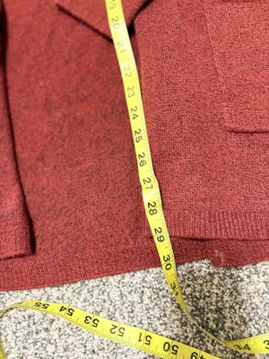 LOFT Ribbed Trim Open Front Pocket Cardigan Sweater  thumbnail 3