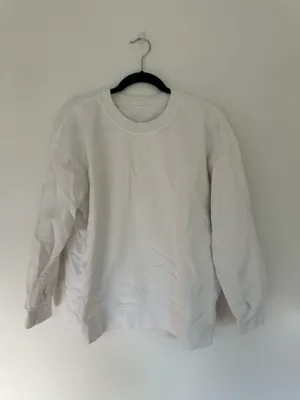 Lululemon Perfectly Oversized Crew White 6 thumbnail 1