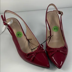 Bandolino Red Patent Slingback Heels thumbnail 7