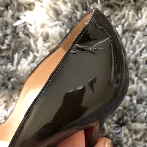 Christian Louboutin Décolleté 868 Patent L. Heels. Size 37.5 (US 7.5). thumbnail 13