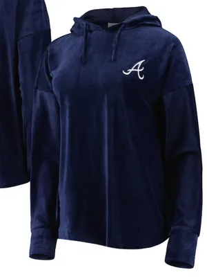 Atlanta braves touch navy end line pullover hoodie thumbnail 1