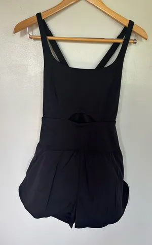 Source Unknown Classic black romper thumbnail 1