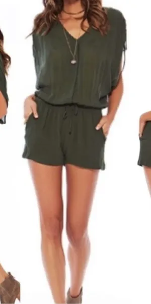 Revolve X  L'space Daylight Gauze Romper Shorts One Piece thumbnail 1