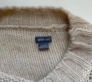 Aerie Cream Soft Chunky Knit Oversized Pullover Sweater thumbnail 9
