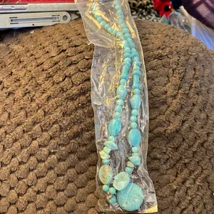 FINAL MARKDOWN Turquoise like necklace thumbnail 2