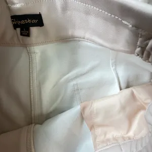 NWOT Shinestar Cream Faux Leather High Waist Cargo Pants L⁠🎀 thumbnail 10