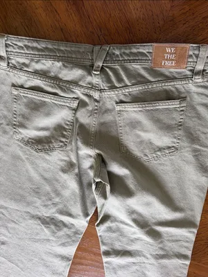 We The Free Green Straightleg Jeans thumbnail 4
