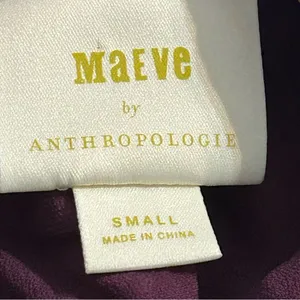 Maeve by Anthropologie floral ruffle multicolored blouse top women’s S thumbnail 2