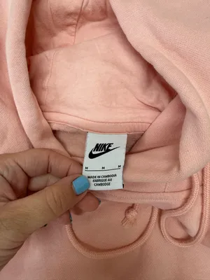 Nike Center Swoosh Sportwear Fleece Oversized Pullover Hoodie‎ size medium thumbnail 4