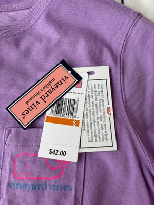 Purple Vineyard Vines Shirt thumbnail 3