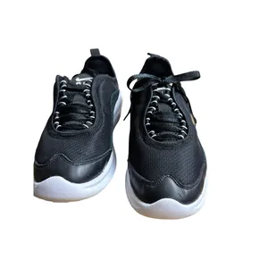Nike Size 7 Womens Air Max Lace Up Running Shoes Black/White thumbnail 3