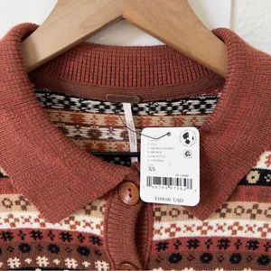 NWT Free People Oak And Pine Cardigan in Brown thumbnail 5