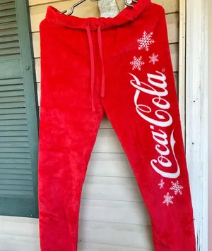 Coca-Cola Snowflake Holiday Joggers thumbnail 1