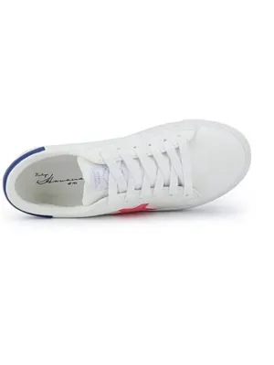 Vintage Havana Heather Size 11 White Low Top Lace-Up Sneakers Extra Laces. New thumbnail 9
