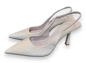 AK Anne Klein Womens lavender Indiana Pointed Toe Slingback Heels‎ Size 5M thumbnail 1