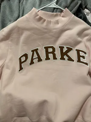 PARKE rose and mocha mockneck  thumbnail 1