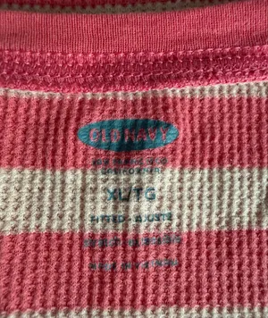 Old Navy Classic Y2K Waffle Knit Long Sleeve Top thumbnail 5
