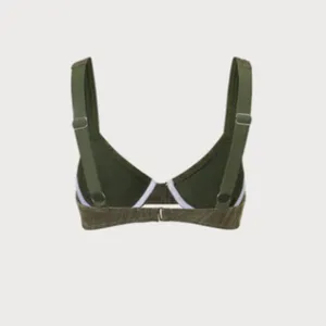 BERLOOK Crochet Underwire Bikini Top ONLY 15 Green Size L thumbnail 2