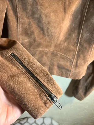 Blank NYC Suede Moto Jacket - Brown thumbnail 13
