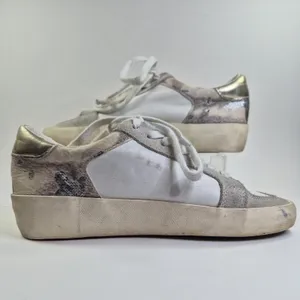 Vintage Havana Dixie Women's Fashion Sneakers Glitter Fluffy Toe Size 6 thumbnail 3
