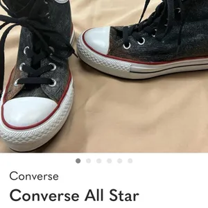 Converse All Star women’s Sneakers in Black and Red 7 thumbnail 2
