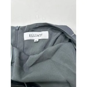 Elliatt X Revolve Camo Asymmetric Satin Cocktail Dress in Charcoal. Size XS. NWT thumbnail 6