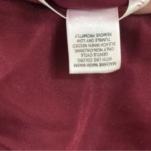 VTG Y2K Victoria's Secret‎ Burgundy Lace Chemise Size Small thumbnail 8