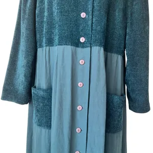 Vintage Jessica Howard Woman Button Down Maxi Shirt Dress thumbnail 3