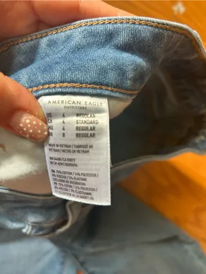 American Eagle Outfitters Medium Blue Skinny Jeans size 4 thumbnail 2