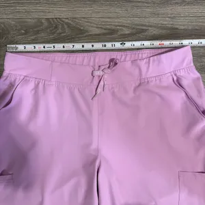 MEDCOUTURE‎ Insight Womens Jogger Scrub Pants Lilac Cargo Pockets Drawstring XL thumbnail 10