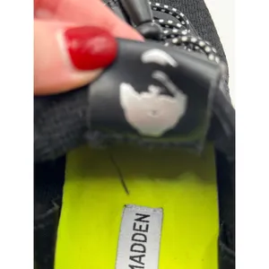 Steve Madden Shoes Women 7 Black NY90 Cinch‎ Tie Myles Sneaker Fashion Outdoor thumbnail 11