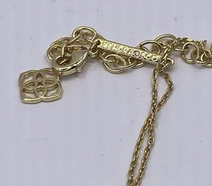Kendra Scott Elisa Gold Pendant Necklace in Iridescent Drusy thumbnail 5