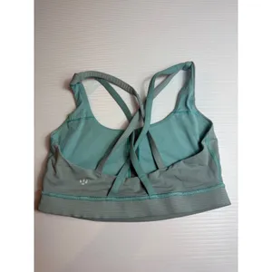 Lululemon Sports Bra Light Support Crisscross Back‎ Teal Blue Activewear 6 thumbnail 4