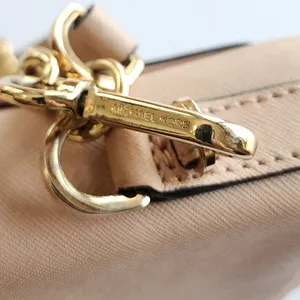 Michael Kors Tina studded shoulder bag in ballet pink saffiano leather thumbnail 5