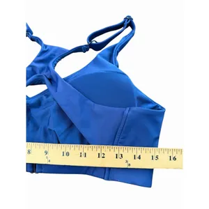 Title Nine Sports Bra‎ Womens XL Blue Crossback Athletic Adjustable #GG1-1 thumbnail 4