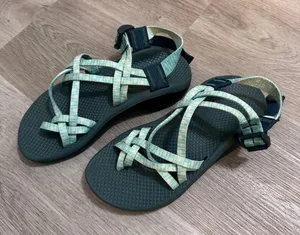 Chacos ZX2 Women’s 6 Sandals Hiking Outdoor Green Blue thumbnail 3