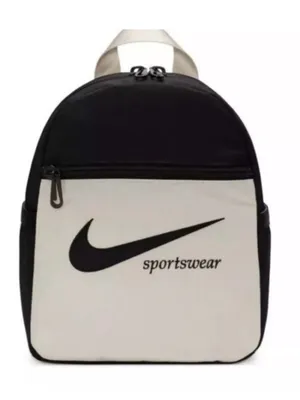 Nike Sportswear NWT Black and Beige Mini Backpack thumbnail 7