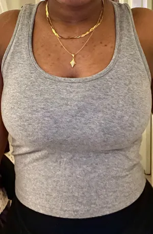 Gray Women's Tank Top Size M thumbnail 1
