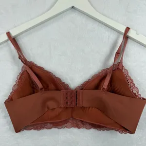 Danskin Womens Lace Bralette Rust Orange Adjustable Straps estimated Size Small‎ thumbnail 5