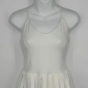 OFFLINE by Aerie Real Me Pleated Tennis Dress Small White Activewear Athleisure thumbnail 5