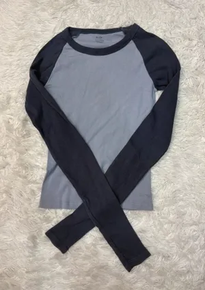 Brandy Melville John galt navy baseball top thumbnail 1