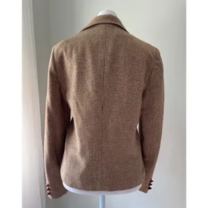 Vintage ‘80s Fay’s Closet Tan Wool Single Breasted Blazer thumbnail 4