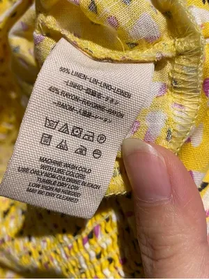 NWT free people Yellow Floral Crop Top, size Xs thumbnail 5