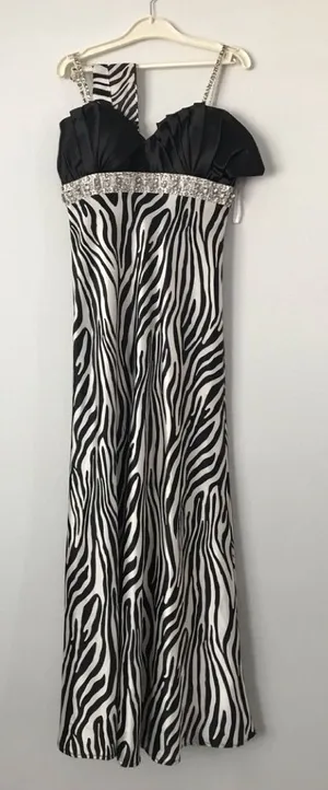 Gorgeous Zebra Print Dress- M thumbnail 1