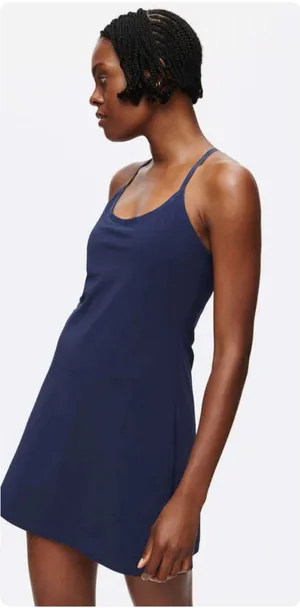 Outdoor Voices Womens Navy Blue‎ The Exercise Dress Athletic Tennis Core Size XL thumbnail 1