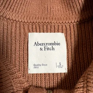 Abercrombie & Fitch Double Zipper Cardigan Size S Minimalist Preppy Casual thumbnail 5