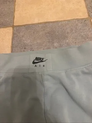 Nike Kids Colorblock Joggers - Sage Green, Black & Off-White thumbnail 2