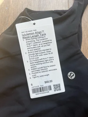 Lululemon Align Tank Black thumbnail 3