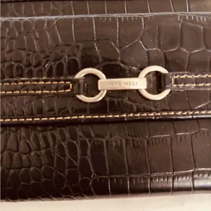 Nine West  Black Croc-Embossed Wallet thumbnail 3